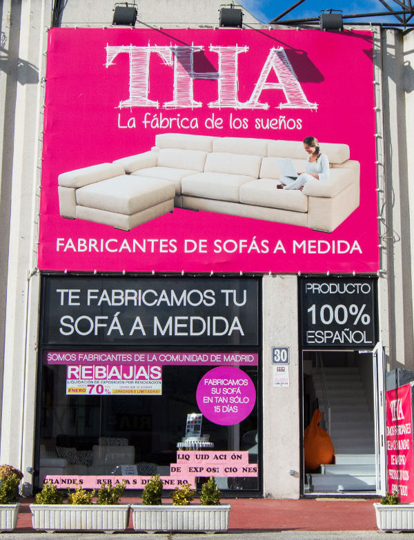 Imagen tienda THA Sofás en Las Rozas de Madrid - Európolis